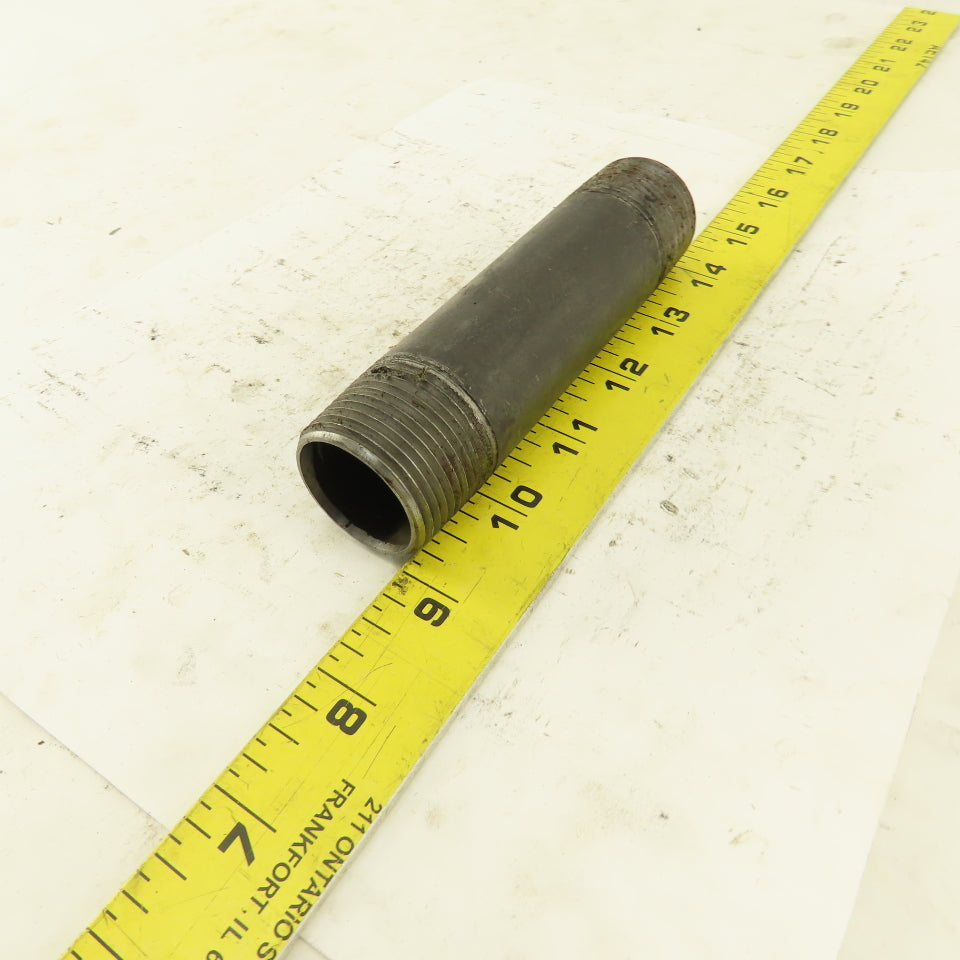 1" NPT Black Iron Pipe Nipple Mixed Lengths 5" 5-1/2" & 6" Lot/17