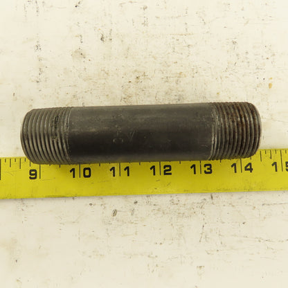 1" NPT Black Iron Pipe Nipple Mixed Lengths 5" 5-1/2" & 6" Lot/17