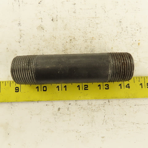 1" NPT Black Iron Pipe Nipple Mixed Lengths 5" 5-1/2" & 6" Lot/17