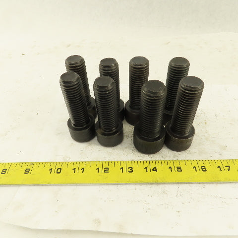 7/8-9 x 2-1/2" SHCS Socket Head Cap Screw Lot Of 8