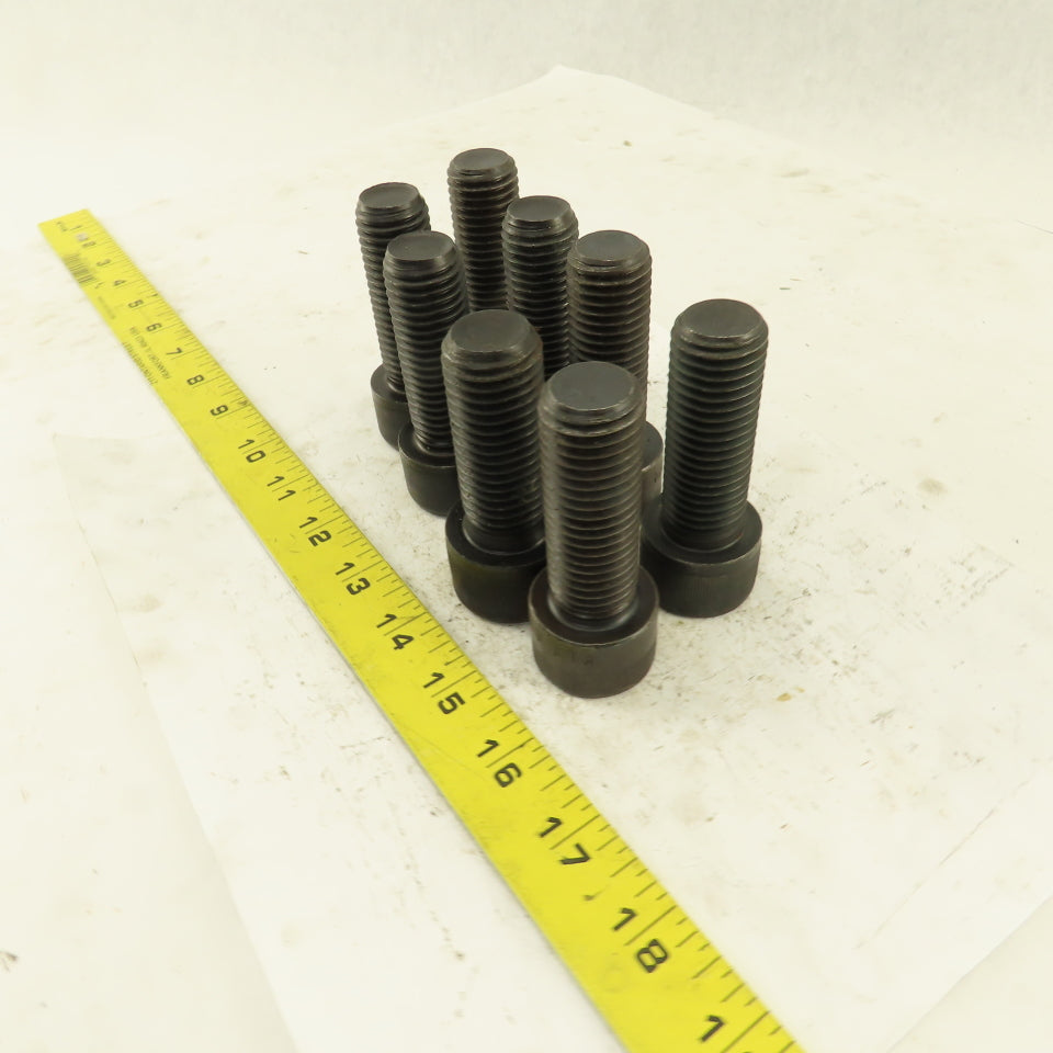 7/8-9 x 2-1/2" SHCS Socket Head Cap Screw Lot Of 8