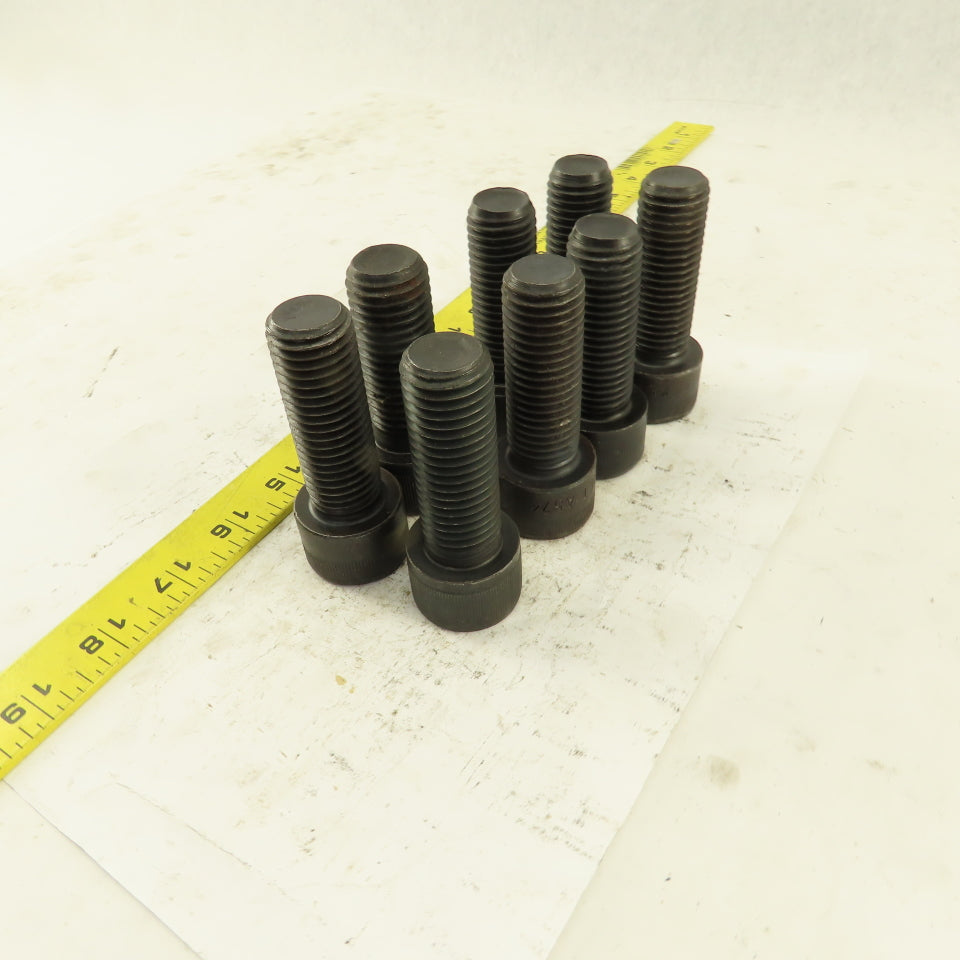 7/8-9 x 2-1/2" SHCS Socket Head Cap Screw Lot Of 8