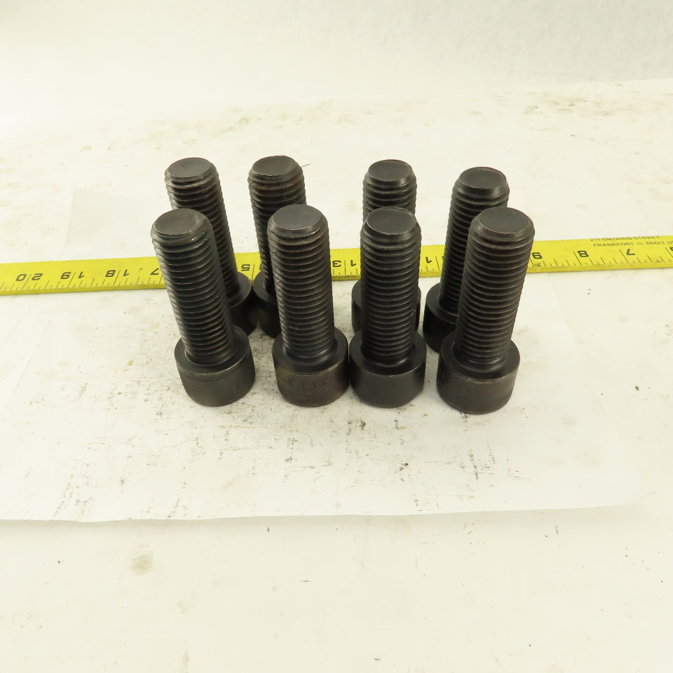 7/8-9 x 2-1/2" SHCS Socket Head Cap Screw Lot Of 8