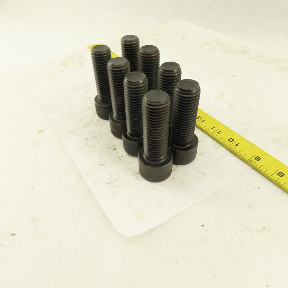 7/8-9 x 2-1/2" SHCS Socket Head Cap Screw Lot Of 8