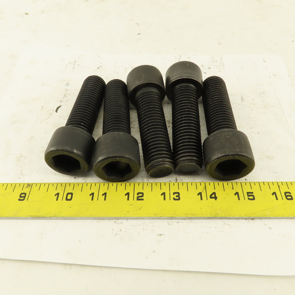 7/8-9 x 3" SHCS Socket Head Cap Screw Lot Of 5