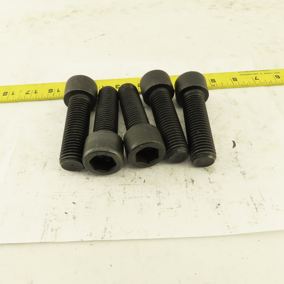 7/8-9 x 3" SHCS Socket Head Cap Screw Lot Of 5