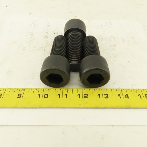 1"-8 x 3-1/2" Alloy SHCS Socket Head Cap Screw Lot Of 3