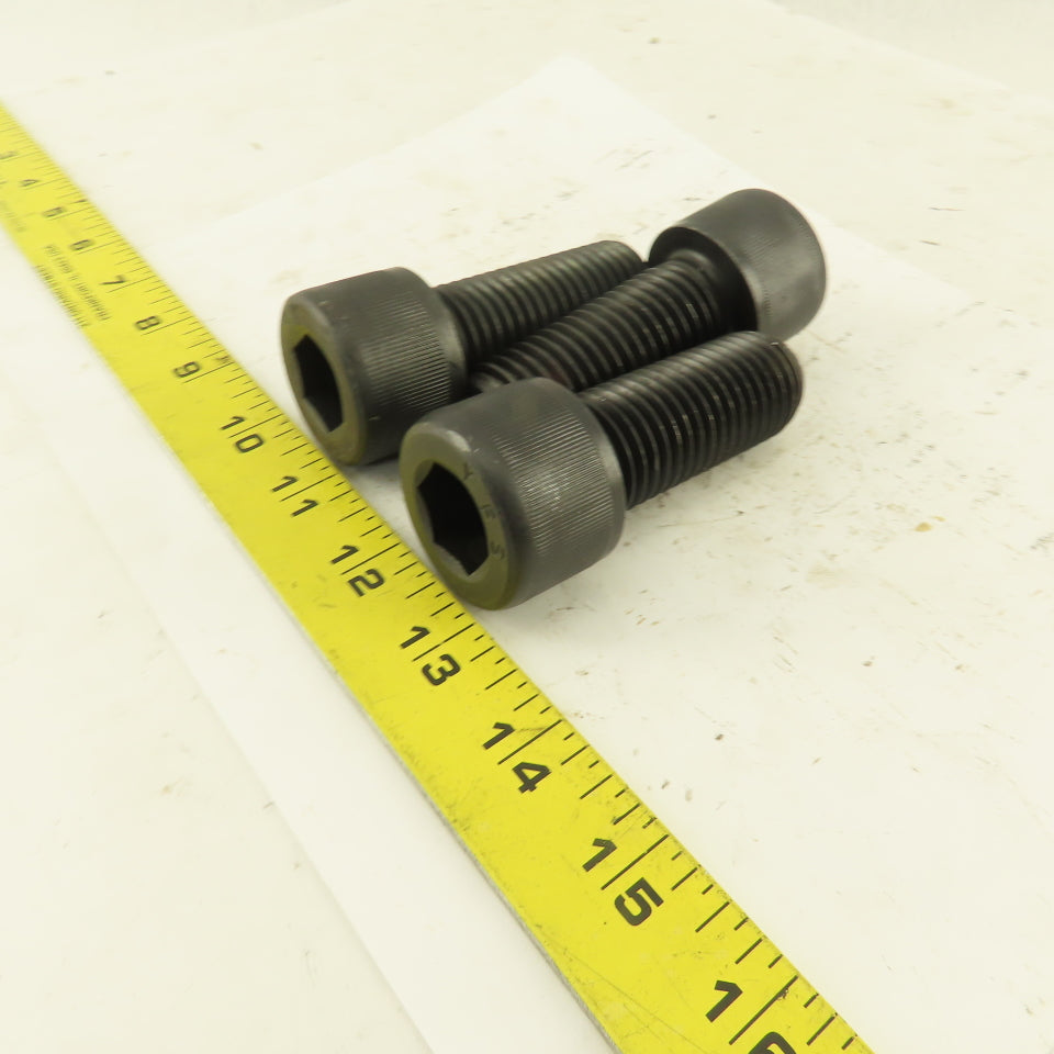 1"-8 x 3-1/2" Alloy SHCS Socket Head Cap Screw Lot Of 3