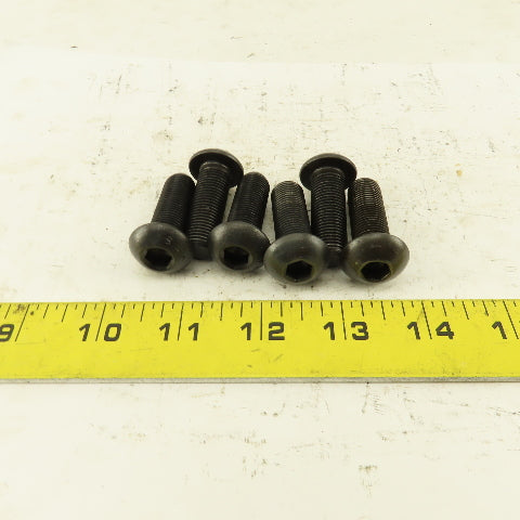 1/2-20 x 1-1/2" Button Head Cap Screw Lot Of 6