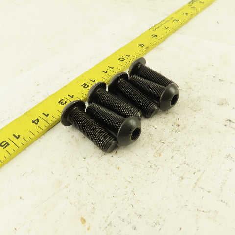 1/2-20 x 1-1/2" Button Head Cap Screw Lot Of 6