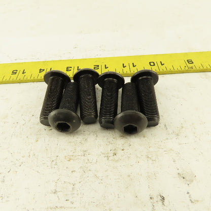 1/2-20 x 1-1/2" Button Head Cap Screw Lot Of 6