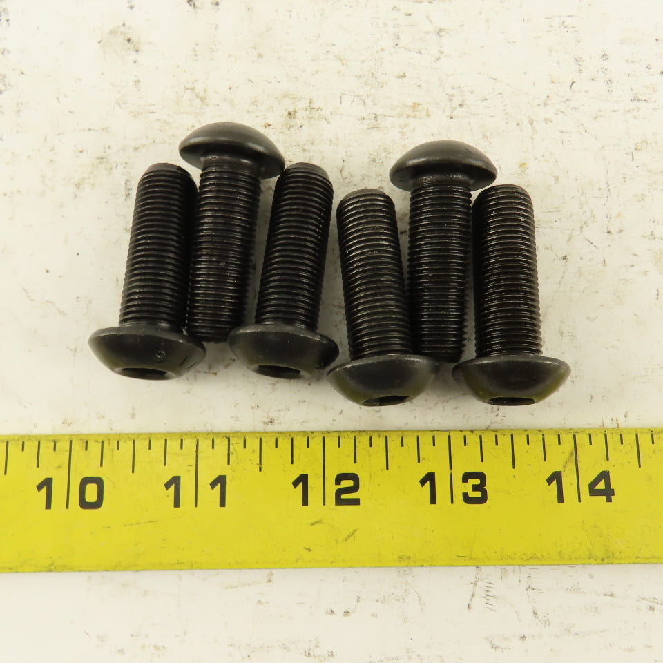 1/2-20 x 1-1/2" Button Head Cap Screw Lot Of 6