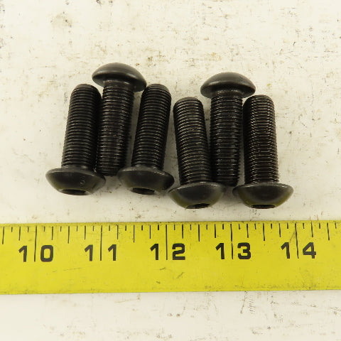 1/2-20 x 1-1/2" Button Head Cap Screw Lot Of 6