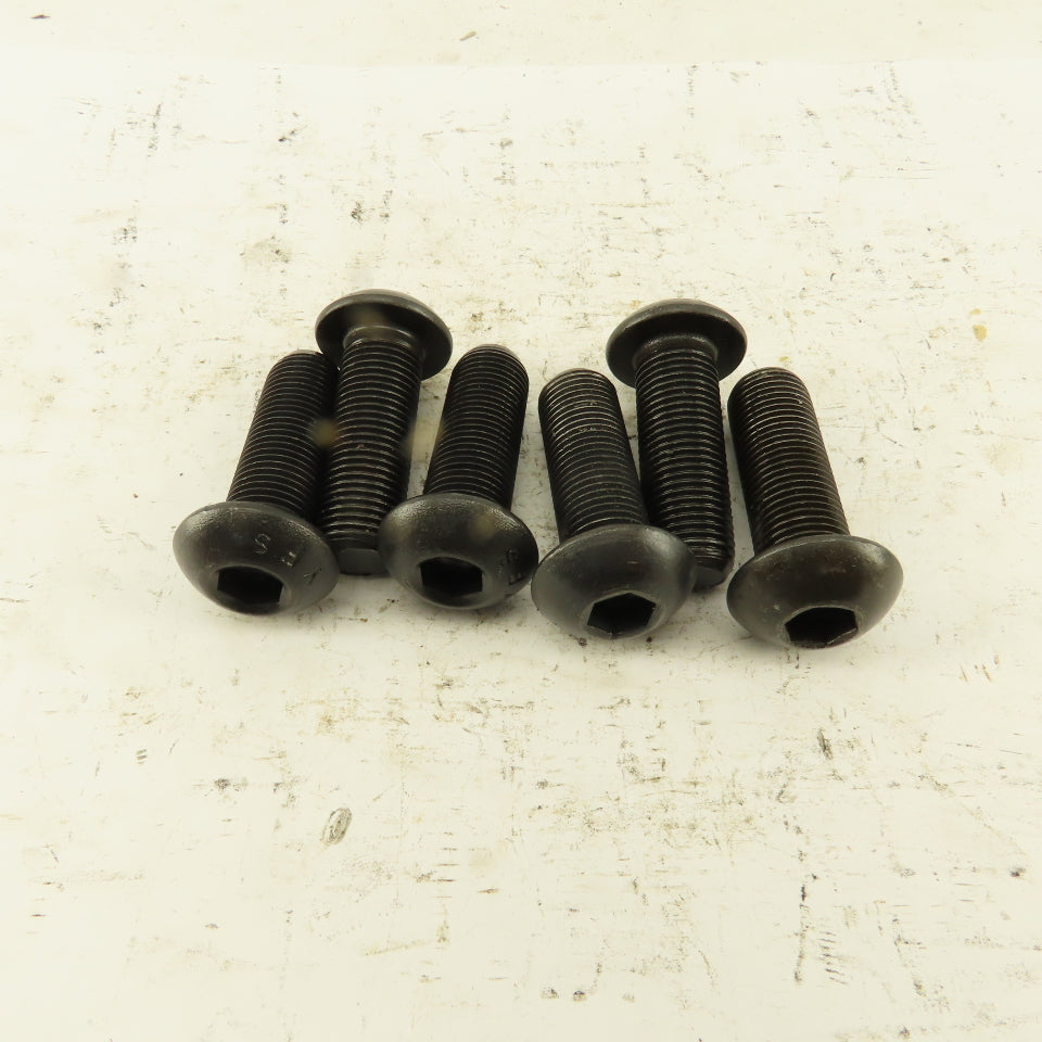 1/2-20 x 1-1/2" Button Head Cap Screw Lot Of 6