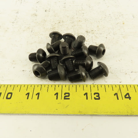 3/8-24 x 1/2" Button Head Cap Screw Lot Of 15
