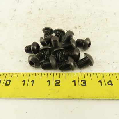 3/8-24 x 1/2" Button Head Cap Screw Lot Of 15
