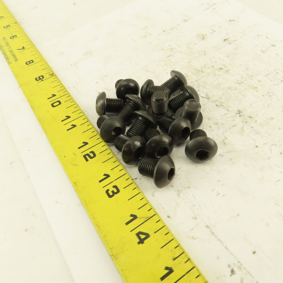 3/8-24 x 1/2" Button Head Cap Screw Lot Of 15