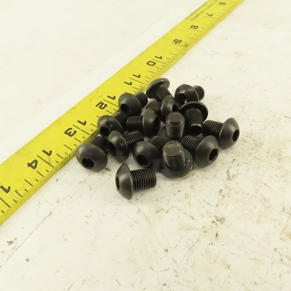 3/8-24 x 1/2" Button Head Cap Screw Lot Of 15