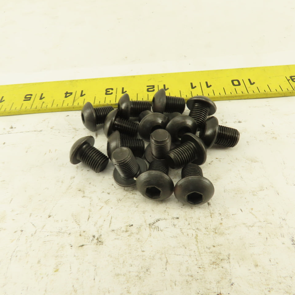 3/8-24 x 1/2" Button Head Cap Screw Lot Of 15