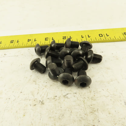 3/8-24 x 1/2" Button Head Cap Screw Lot Of 15
