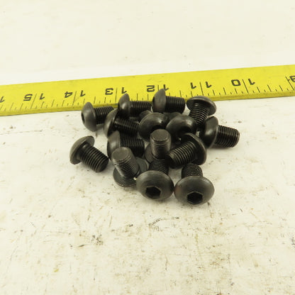 3/8-24 x 1/2" Button Head Cap Screw Lot Of 15