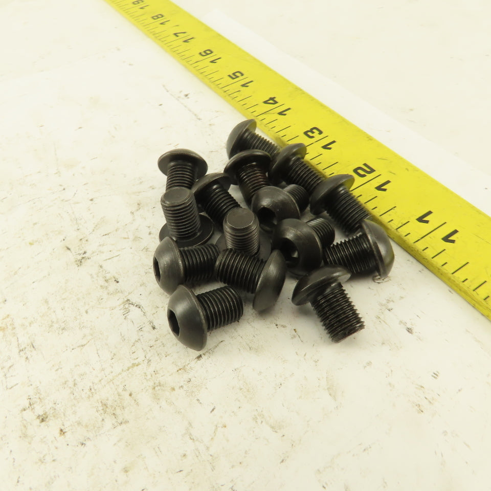 3/8-24 x 1/2" Button Head Cap Screw Lot Of 15