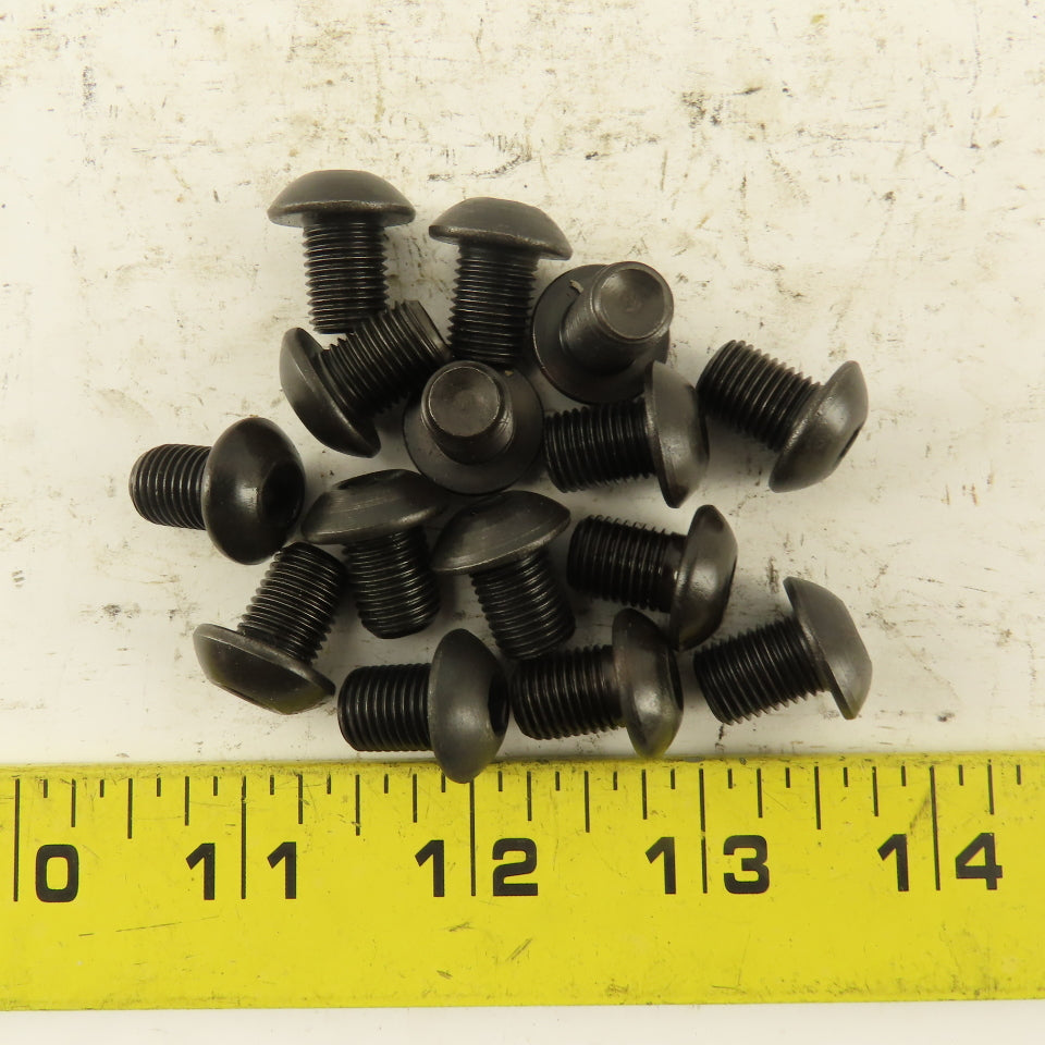 3/8-24 x 1/2" Button Head Cap Screw Lot Of 15
