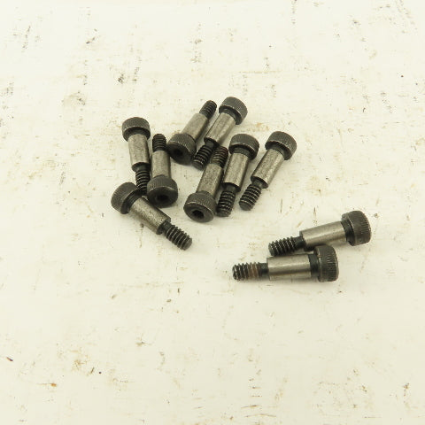 1/4" Shoulder Dia. X 1/2" Length #10-24 Hex Socket Shoulder Bolt Lot Of 10