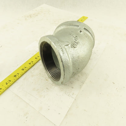 3" NPT Galvanized 45° Elbow Pipe Fitting Plumbing