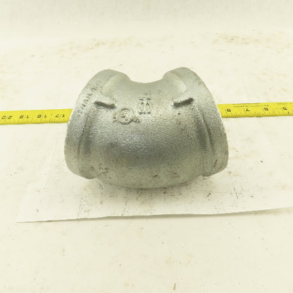 3" NPT Galvanized 45° Elbow Pipe Fitting Plumbing
