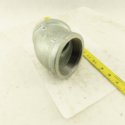 3" NPT Galvanized 45° Elbow Pipe Fitting Plumbing