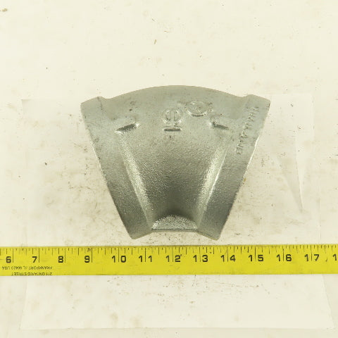 3" NPT Galvanized 45° Elbow Pipe Fitting Plumbing