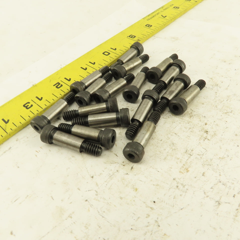 5/16" Shoulder Dia. X 3/4" Length 1/4-20 Hex Socket Shoulder Bolt Lot Of 17