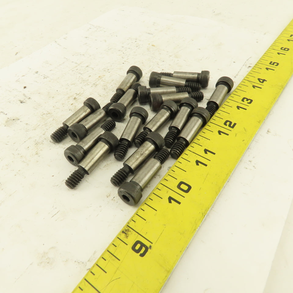 5/16" Shoulder Dia. X 3/4" Length 1/4-20 Hex Socket Shoulder Bolt Lot Of 17