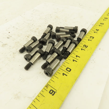 5/16" Shoulder Dia. X 3/4" Length 1/4-20 Hex Socket Shoulder Bolt Lot Of 17
