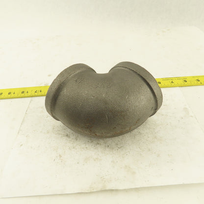 2-1/2" NPT Schedule 40 Class 150 Malleable Iron 90° Elbow Pipe Fitting Plumbing