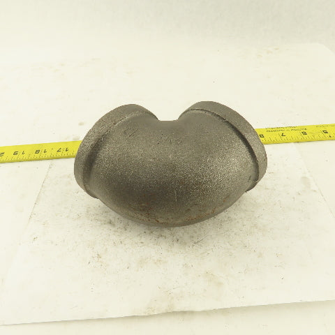 2-1/2" NPT Schedule 40 Class 150 Malleable Iron 90° Elbow Pipe Fitting Plumbing
