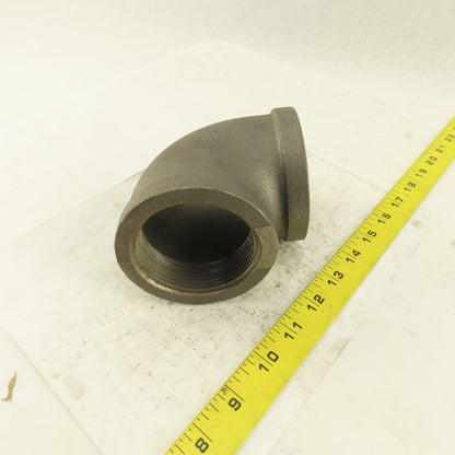 2-1/2" NPT Schedule 40 Class 150 Malleable Iron 90° Elbow Pipe Fitting Plumbing