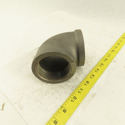 2-1/2" NPT Schedule 40 Class 150 Malleable Iron 90° Elbow Pipe Fitting Plumbing