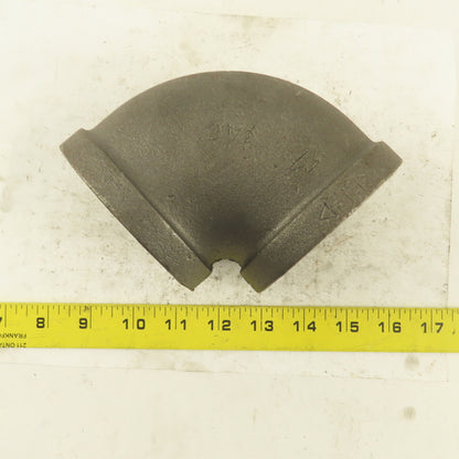 2-1/2" NPT Schedule 40 Class 150 Malleable Iron 90° Elbow Pipe Fitting Plumbing