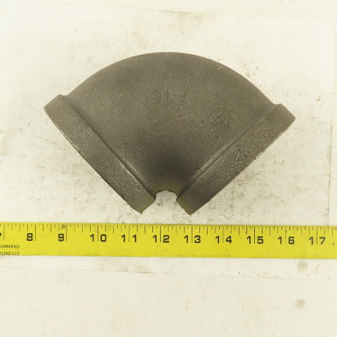 2-1/2" NPT Schedule 40 Class 150 Malleable Iron 90° Elbow Pipe Fitting Plumbing