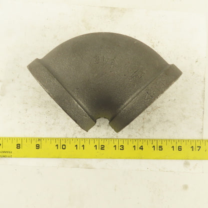 2-1/2" NPT Schedule 40 Class 150 Malleable Iron 90° Elbow Pipe Fitting Plumbing
