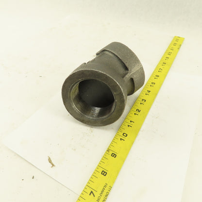 2" NPT Class 300 Malleable Iron 45° Elbow Black Pipe Fitting