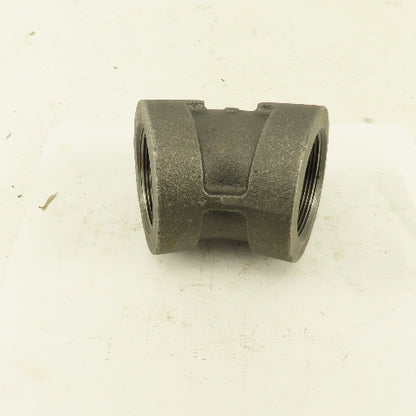 2" NPT Class 300 Malleable Iron 45° Elbow Black Pipe Fitting