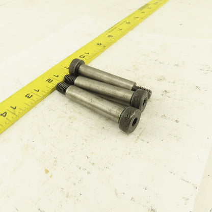 1/2" Shoulder Dia. X 2-1/4" Length 3/8-16 Hex Socket Shoulder Bolt Lot Of 3