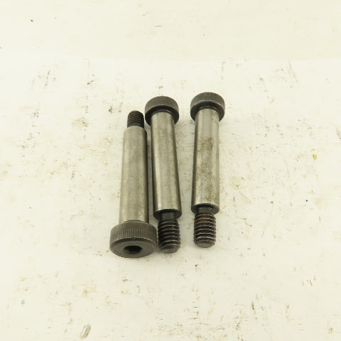 1/2" Shoulder Dia. X 2-1/4" Length 3/8-16 Hex Socket Shoulder Bolt Lot Of 3