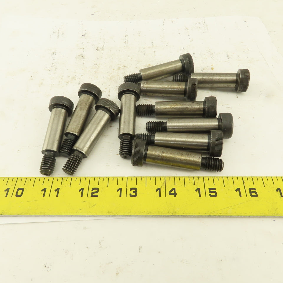 1/2" Shoulder Dia. X 1-1/2" Length 1/2-13 Hex Socket Shoulder Bolt Lot Of 11