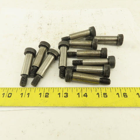 1/2" Shoulder Dia. X 1-1/2" Length 1/2-13 Hex Socket Shoulder Bolt Lot Of 11