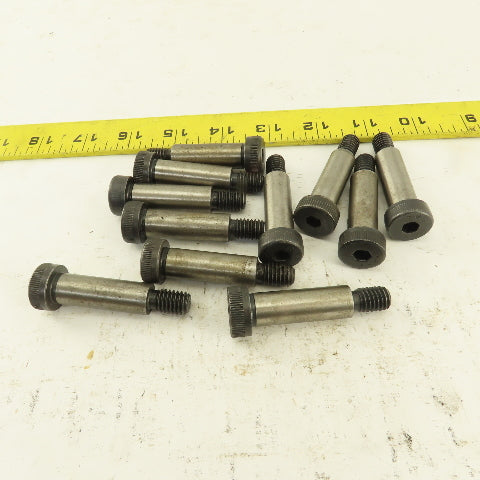 1/2" Shoulder Dia. X 1-1/2" Length 1/2-13 Hex Socket Shoulder Bolt Lot Of 11