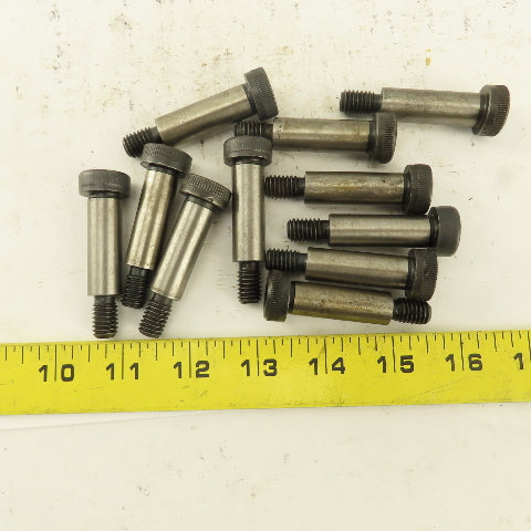 1/2" Shoulder Dia. X 1-1/2" Length 1/2-13 Hex Socket Shoulder Bolt Lot Of 11
